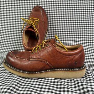 Frye Leather Moc Toe Boat Shoe Men's Size 7 - Summer / Work / Thick Stitch